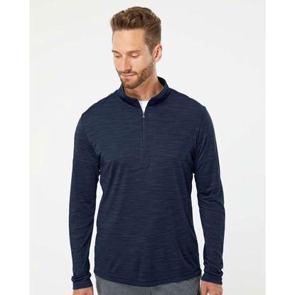 Picture of Adidas - Lightweight Mélange Quarter-Zip Pullover - A475